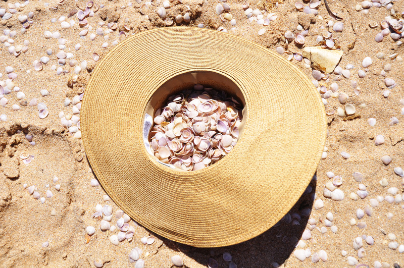 hat with shells